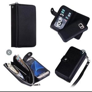 Back wallet and magnetic phone case iPhone 7/8/SE